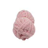 Premium Chunky Chenille Yarn 2cm for Hand Knitting and Crochet Projects in Solid Colors