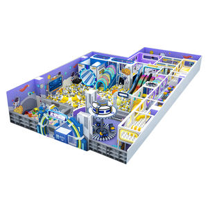 Aire de jeux souple à thème pour enfants, aire de jeux intérieure souple avec toboggan à cornes LED, bac à sable et <span class=keywords><strong>piscine</strong></span> à balles pour centre commercial ou restaurant - Product Image 3