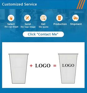Vasos Desechables de PET de 10-24 oz con Logotipo Personalizado a Precio de Fábrica, Vasos Planos de 89 mm al por Mayor para Café, Té de Burbujas, Agua Mineral, Grado Alimenticio, Hielo - Product Image 6