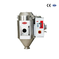 Sécheur à trémie pour plastique en flocons 25 kg, sécheur vertical à chargement automatique pour machine d'injection plastique