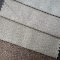 Tissu d'ameublement uni 100 % polyester tissé de Chine, vente en gros, haute qualité, anti-boulochage, résistant aux taches