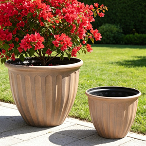 Maceta Grande, Gruesa y Duradera de Plástico, Estilo Europeo, Resistente a la Corrosión, para Exteriores, para Árboles, Plantas Verdes y Peces - Product Image 4