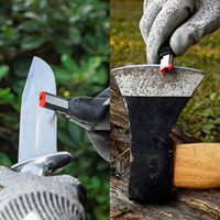 Portable polyvalent outil de jardin aiguiseur lame affûteur couteau sécateurs élagueurs haie cisailles machette tondeuse à gazon lame