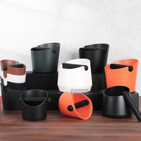 Boîte à café en plastique ABS, bac à café expresso avec barre de retrait amovible, base antidérapante, bac à déchets de café