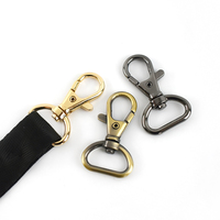 Meetee — fermoirs de sangle en alliage, 10, 13, 16, 20 ou 25mm, pour sac à main, chaîne pivotante, fermoir mousqueton