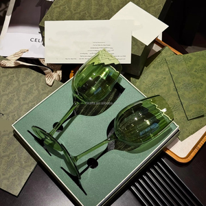 ชุดแก้วไวน์คริสตัลสไตล์อเมริกันสุดหรู 2 ชิ้น แก้วไวน์ขาวยาวสำหรับไวน์แดง/ขาว เป็นมิตรกับสิ่งแวดล้อม ล้างในเครื่องล้างจานได้ - Product Image 1