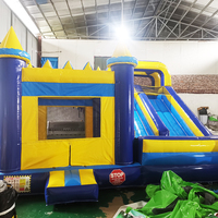 Château gonflable avec toboggan pour enfants, prix d'usine, matériau PVC, 3,8x3,6x2,4m, utilisation en extérieur, logo/couleur personnalisés JIALE JL216