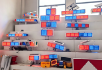Luz de Advertencia LED Solar Integrada con Múltiples Patrones de Destello, Lámpara de Señalización de Tráfico Personalizable para Seguridad Vial, Construcción y Carreteras