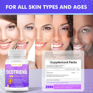 Ausreson grado cosmético tocotrienoles vitamina E cápsulas suplemento naturales 125 mg tocotrienol cápsulas - Product Image 4