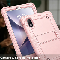 Housse de protection robuste 3-en-1 antichoc intégrale avec béquille pour tablette Blu Tab One 5G 8,7 pouces