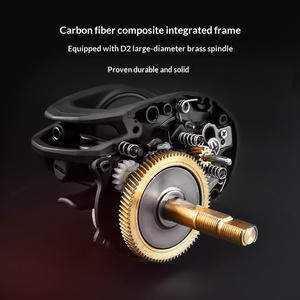 Carrete de Pesca ZGLY Abu <span class=keywords><strong>Garcia</strong></span> 26 NEW Black Bmax SX para Mano Derecha o Izquierda, Relación 6.8:1, Fibra de Carbono - Product Image 4