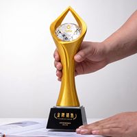 Trophée Étoile Métallique Personnalisé HBL avec Gravure de Logo pour la Reconnaissance des Compétitions et les Cérémonies d'Affaires