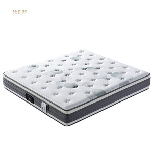 Colchón de espuma viscoelástica profesional, de 5 zonas colchón de muelles de bolsillo, muebles para el hogar, Matelas, hoja de látex moderna, tapa de látex