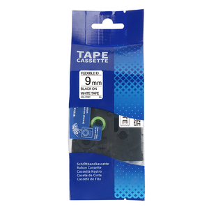 Aimo Wholesale Compatible P-Touch Aze TZe-FX221 <span class=keywords><strong>Ruban</strong></span> d'étiquetage noir et blanc <span class=keywords><strong>pour</strong></span> <span class=keywords><strong>étiqueteuse</strong></span> 9mm - Product Image 3