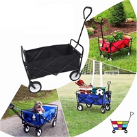 Chariot pliable pour le camping en plein air, chariot à roues pliable, chariot de courses pliable, portable, directement de l'usine