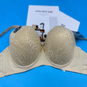 1,18 Dólar Modelo YWB059 Tamaño 52-58E Venta al por mayor Copa completa acolchada más <span class=keywords><strong>grande</strong></span> Señora madura Copa <span class=keywords><strong>grande</strong></span> acolchada Señoras Push-up Sujetador <span class=keywords><strong>de</strong></span> mujer - Product Image 3