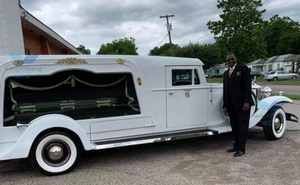 Carro Funebre Classico Stile Pickup/Produttore di <span class=keywords><strong>Auto</strong></span> Funebri/Rimorchio Funebre Vintage - Product Image 4