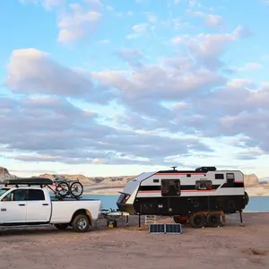 Caravana todoterreno 17 pies 4x4 Camper remolques RV Camper casa rodante 5 pasajeros todoterreno australiano de lujo remolque de viaje grande