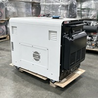 Générateur diesel silencieux 10KW 10KVA, générateurs diesel portables insonorisés 5KW 1/3 phase pour la maison, 20KW 30KW 50KW 60KW 80KW avec ATS