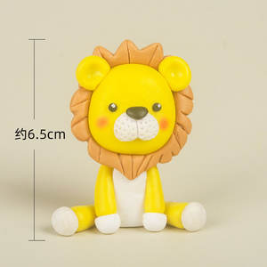 ของตกแต่งเค้กรูปสัตว์ป่าสำหรับตกแต่งเค้กวันเกิดรูปยีราฟสิงโต - Product Image 2