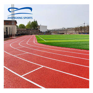 格子呢运动聚氨酯橡胶夹心跑道地板足球跑步运动地板 - Product Image 1