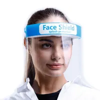 PPE 바이저 재사용 가능한 조절 치과 일회용 전체 안전 눈 투명 보호 안전 바이저 눈 얼굴 방패 faceshield