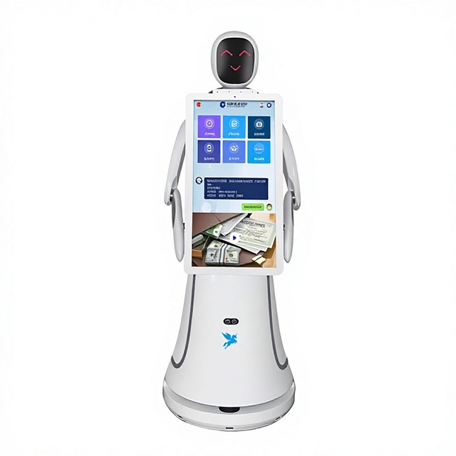 Welcome Robot Exhibition Hall Consultation Automatic Question Answer Intelligent Explanation Alpha Robot Reception Amy AI Robot
