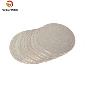 TITST 0,5um 1um 1,5um T Bộ Lọc Xốp Thiêu Kết Kim Loại Titan Nguyên Chất Đĩa Titan Đĩa Lọc Titan Xốp - Product Image 5