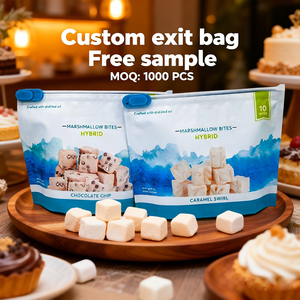 Emballage alimentaire refermable en mylar imprimé sur mesure de 3,5 g, sachet en feuille laminée avec fermeture éclair, sachet anti-odeur, sachet debout - Product Image 2