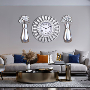 Trang trí nội thất sang trọng vàng hồng 3D số đồng hồ thạch anh sáng tạo tùy chỉnh thiết kế không đánh dấu đồng hồ treo tường - Product Image 4