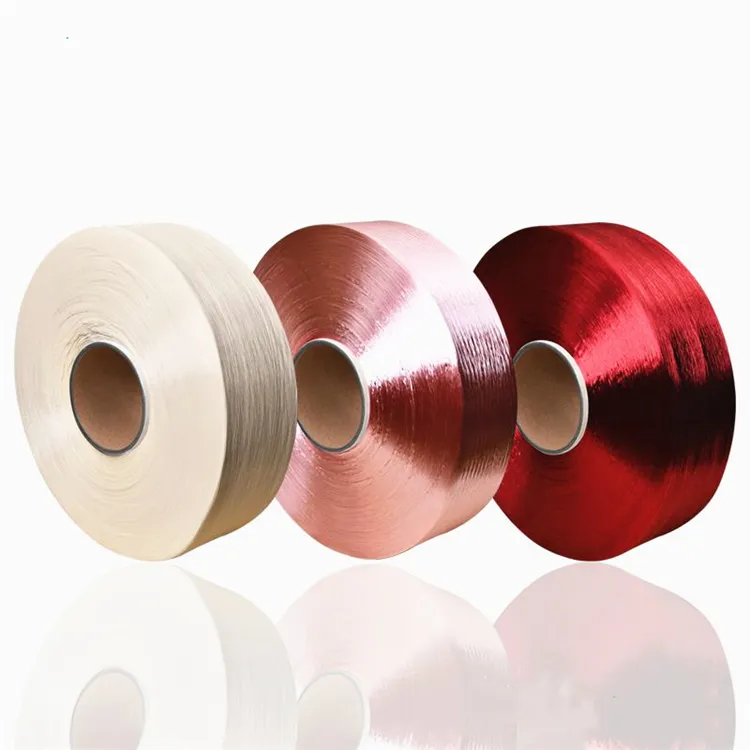 High Quality Recycled AA Grade 70D/7F 100% Polyester FDY Filament Yarn For Feather Yarn