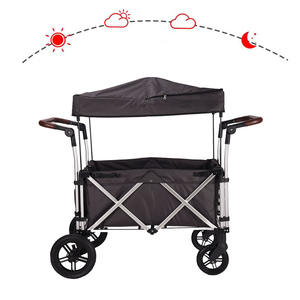 Ikodm — poussette pliable pour l'extérieur, chariot Double, de Camping Compact, à deux places, idéal pour le voyage - Product Image 3