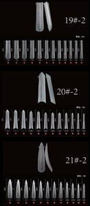 Conception personnalisée à motifs rayés moule en <span class=keywords><strong>gel</strong></span> d'extension d'<span class=keywords><strong>ongle</strong></span> français double forme système d'<span class=keywords><strong>ongle</strong></span> double forme pointes d'<span class=keywords><strong>ongle</strong></span> - Product Image 6