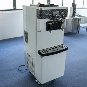 Machine à <span class=keywords><strong>glace</strong></span> molle HELAXEN en acier inoxydable 2200W 220V, trois saveurs, design compact, facile à nettoyer, pour usage domestique et commercial - Product Image 1
