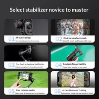 Aochuan Smart XE Stabilisateur de Smartphone 3 Axes Anti-tremblement avec Suivi Automatique IA et Télécommande Sans Fil pour Caméra Vidéo TikTok YouTube Live