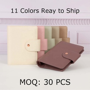 Planner Finanziario da Donna A6 in Morbida Pelle Martellata Goffrata in 9 Colori Oro Rosa, Raccoglitore a Fogli Mobili per Ufficio, Portafoglio per Budget e Denaro - Product Image 2
