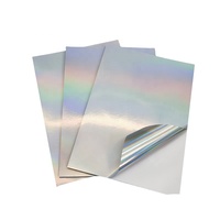 Printer Inkjet-stiker holografik berperekat PVC vinil tahan air kompatibel untuk label kemasan