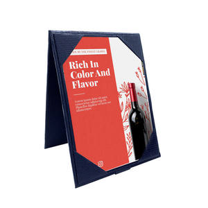 Soporte de Mesa Giratorio de 2 Vistas para Menús de Restaurante, Exhibidor de Tarjetas, Precio de Fábrica - Product Image 1