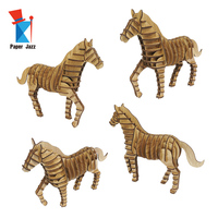 Puzzle en bois 3D Cheval à assembler soi-même, jouet éducatif pour la décoration de bureau et de la maison, cadeau très prisé