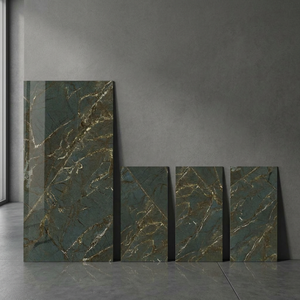 Laurent Black 800x1600mm High Gloss Porcelain <b>Tiles</b> Marble Look Floor And Wall <b>Tiles</b> For Luxury Interiors - Product Image 6