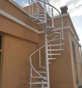 Le <span class=keywords><strong>scale</strong></span> a spirale interne ed esterne del metallo di progettazione moderna ruotano le <span class=keywords><strong>scale</strong></span> con la recinzione per l'applicazione dell'appartamento - Product Image 6