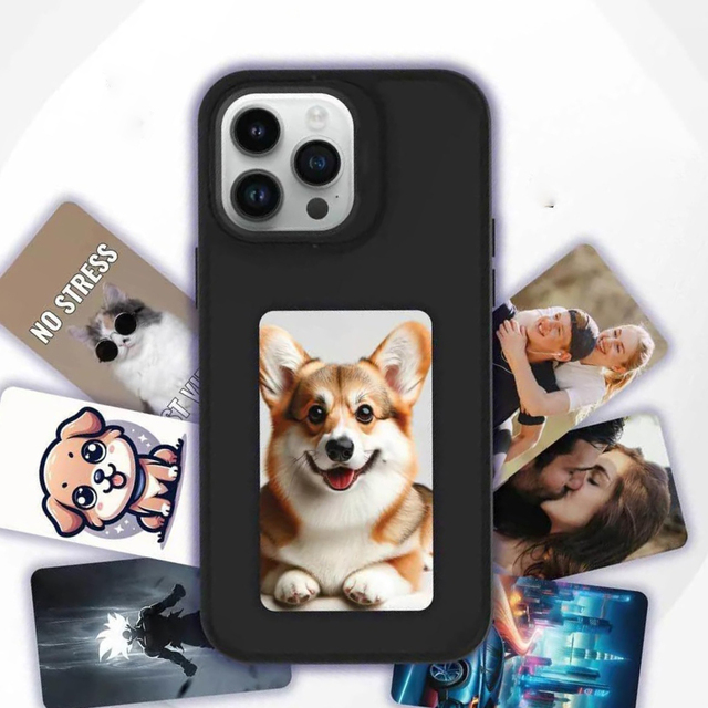 NFC Mobile Phone Cases Wholesale LED Smart E Ink Screen Phone Cases for iPhone 13 Pro Max 15 14 16 PC Cover DIY Display Case