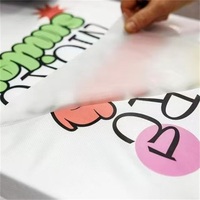 Autocollant thermocollant personnalisé de dessin animé pour t-shirts d'enfants, service de décoration de vêtements OEM en usine, imperméable et couleur intégrale