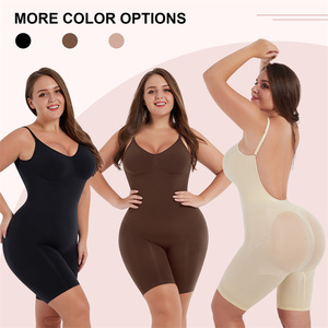 Hexin Wholesale Custom Service <strong>Backless</strong> Bodysuit Full Body Shaper Tummy Control <strong>Shapewear</strong> Seamless Body <strong>Shapewear</strong> for Women - Product Image 4
