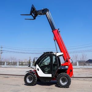 13M 붐 헤비가있는 4WD 텔레핸들러 지게차 10 톤 부하 텔레스코픽 지게차 EPA 디젤 엔진 텔레스코픽 핸들러 - Product Image 6