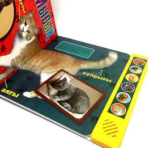 Canciones personalizadas para dormir, libro de sonido interactivo para niños, libro de audio con botón pulsador en inglés, libro parlante - Product Image 3