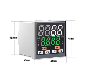 HLGK DH48S Solid State Miniature Time Relay Counter LCD Display 220VAC 24VDC Automatic Digital <strong>Timer</strong> Control <strong>Switch</strong> - Product Image 3