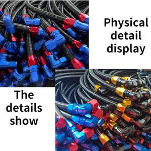 Adaptateur de raccord de tuyau pivotant femelle en aluminium forgé HaoFa AN4 AN6 AN8 AN10 AN12 pour <span class=keywords><strong>ligne</strong></span> de carburant et d'huile automobile de course - Product Image 6