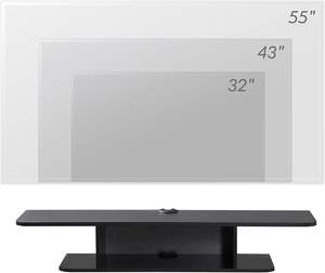 แท่น<span class=keywords><strong>วาง</strong></span><span class=keywords><strong>ทีวี</strong></span>ลอยน้ำพร้อมปลั๊กไฟ55 "คอนโซลสื่อ<span class=keywords><strong>ติด</strong></span><span class=keywords><strong>ผนัง</strong></span>แบบทันสมัยพร้อมประตูศูนย์รวมความบันเทิงสำหรับ<span class=keywords><strong>ใต้</strong></span><span class=keywords><strong>ทีวี</strong></span> - Product Image 2