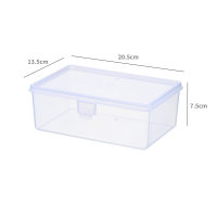 Boîte à lunch en plastique PP sans BPA avec couvercle à fermeture rapide, organiseur de crayons de bureau, organiseur de fils de bureau, conteneur alimentaire
